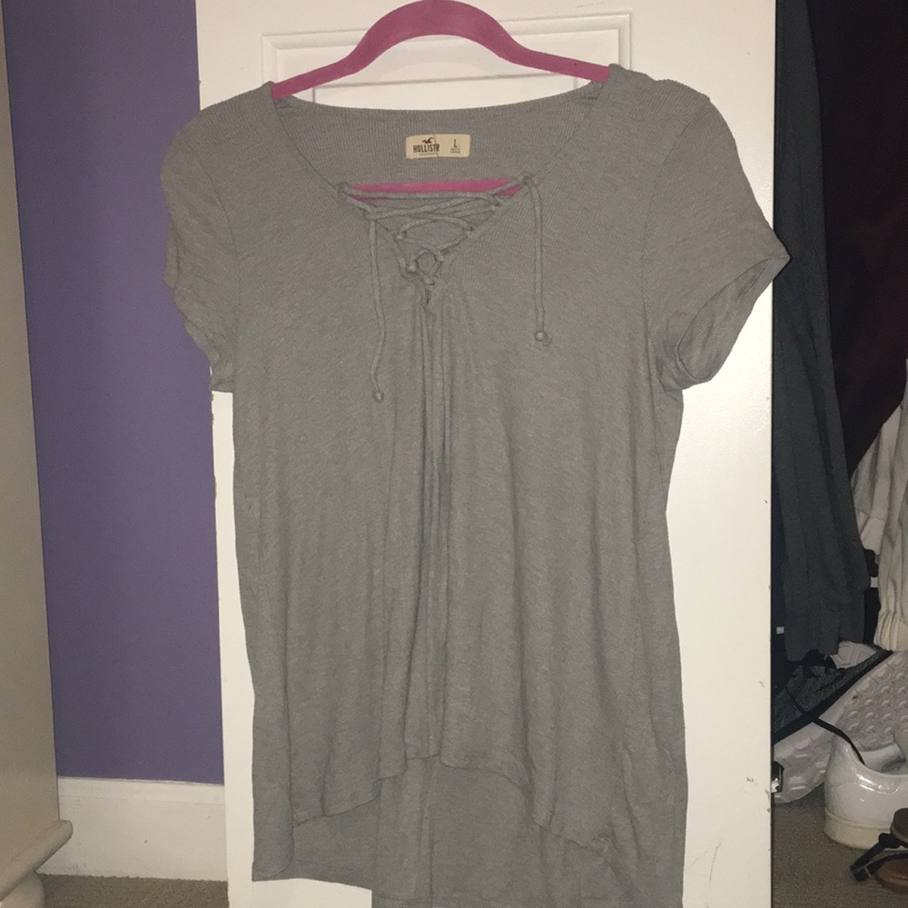 Gray hollister shit